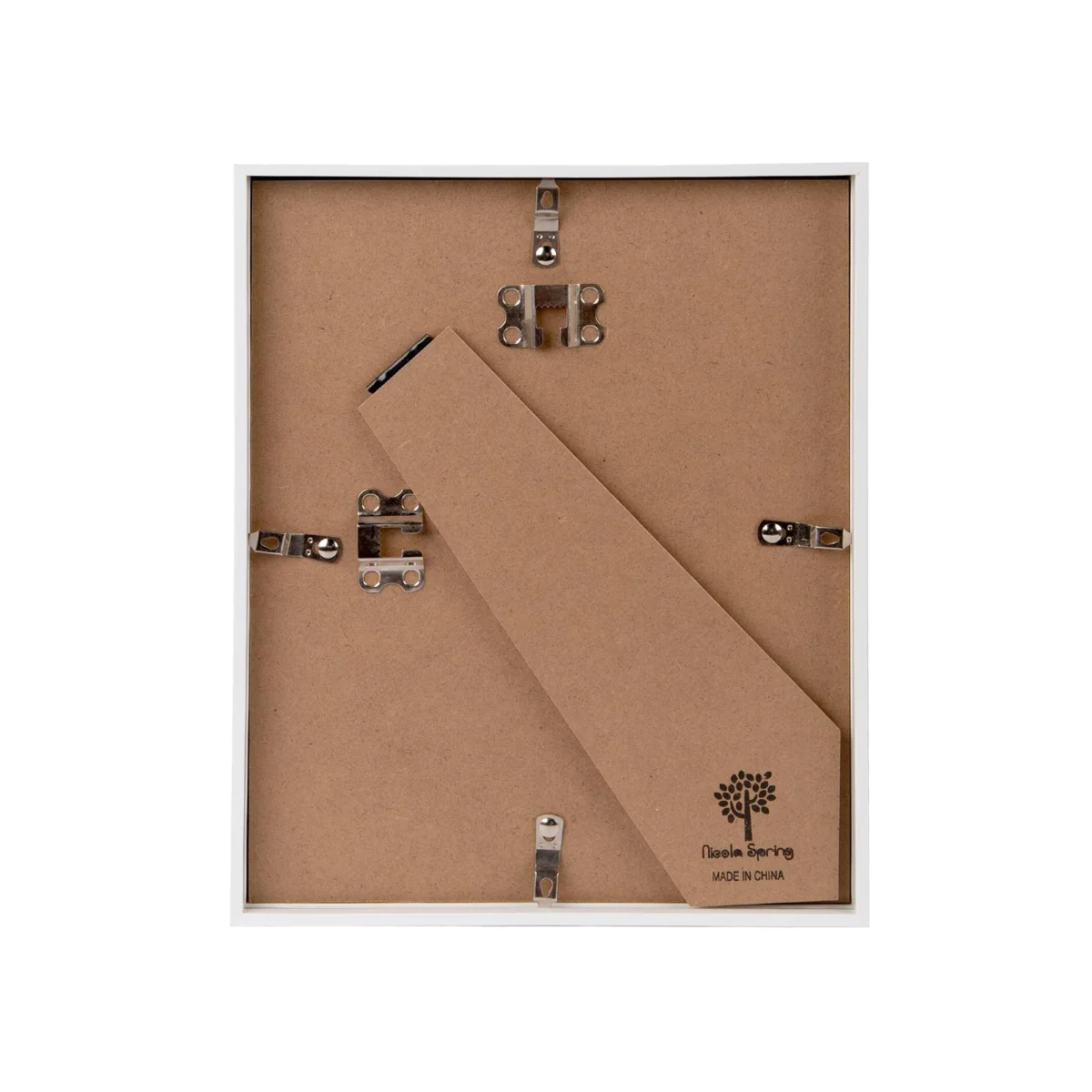 8" x 10" 3D Deep Box Photo Frames - 5" x 7" Mount - White/Ivory - Pack of 5 - White/Ivory – image 1