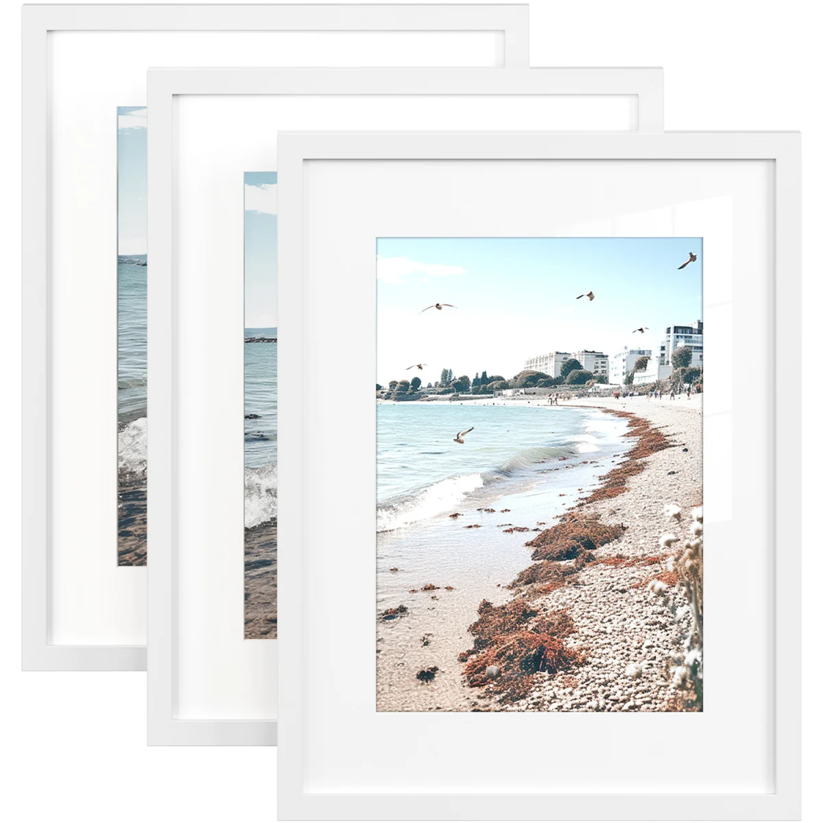SONGMICS A4 Picture Frames, Photo Frames - White – image 3