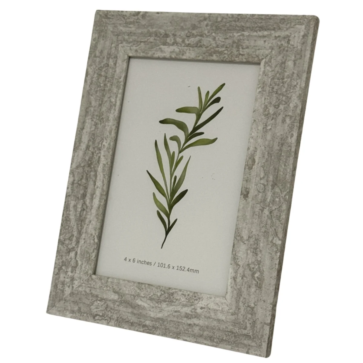 Kust Driftwood Texture 4x6 Tactile Photo Frame - White – image 2