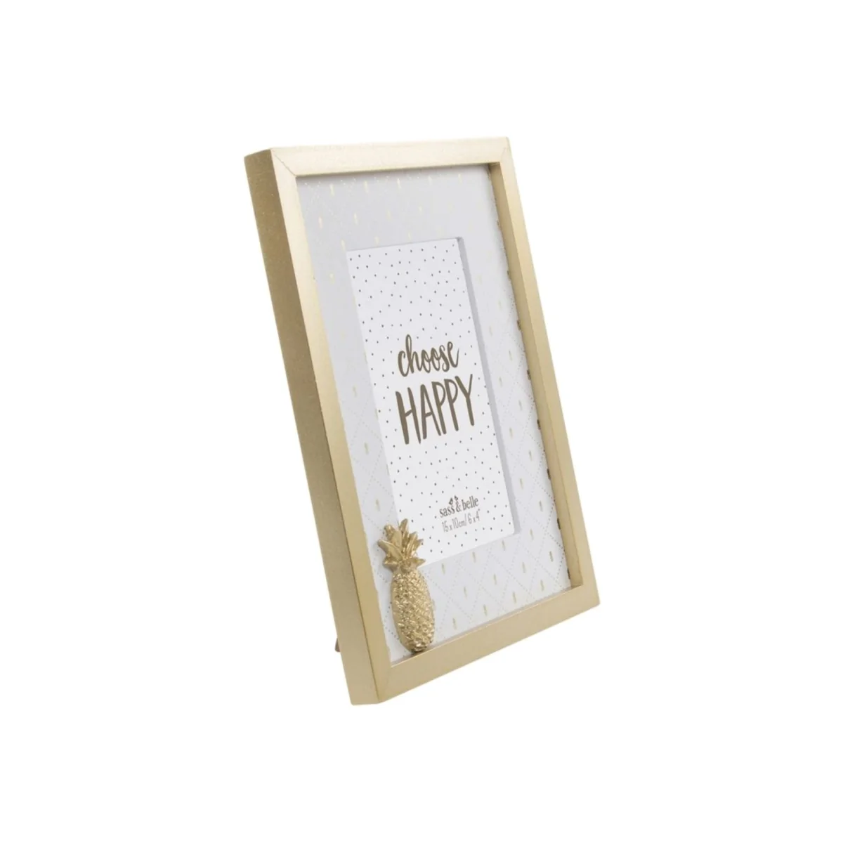 Touch of Gold Pineapple Photo Frame - Gold – image 1