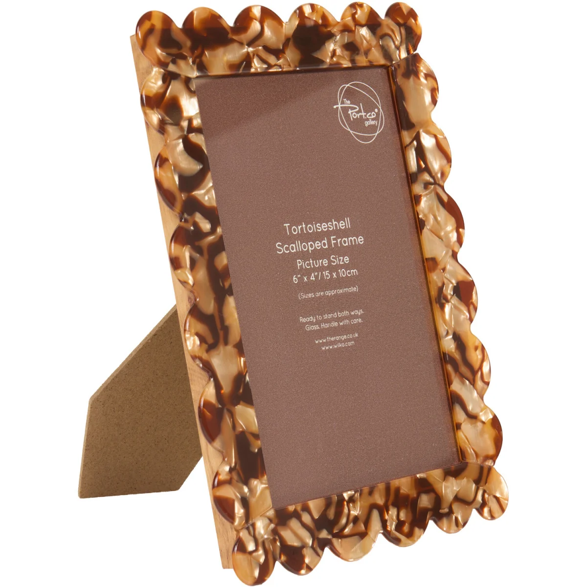 Tortoiseshell Scalloped Photo Frame – image 4