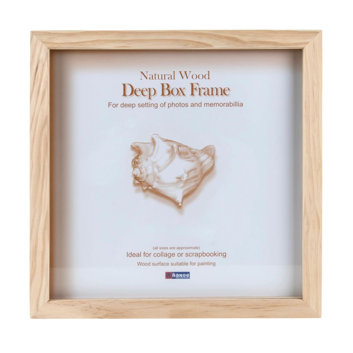 Natural Deep Box Frame - Natural / 6x6in – image 3