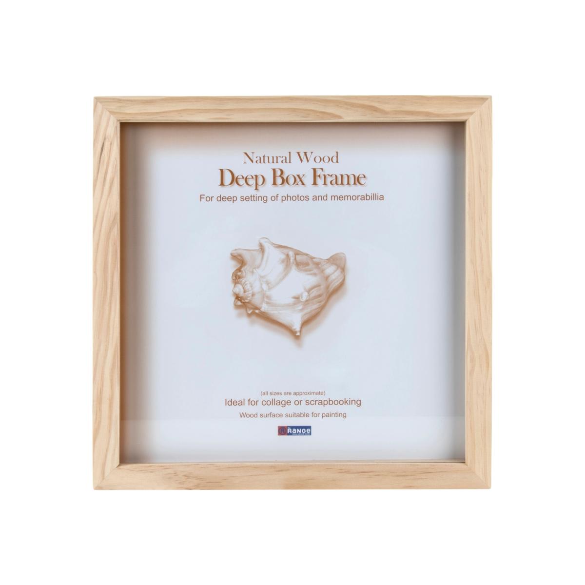 Natural Deep Box Frame - Natural / 6x6in – image 1