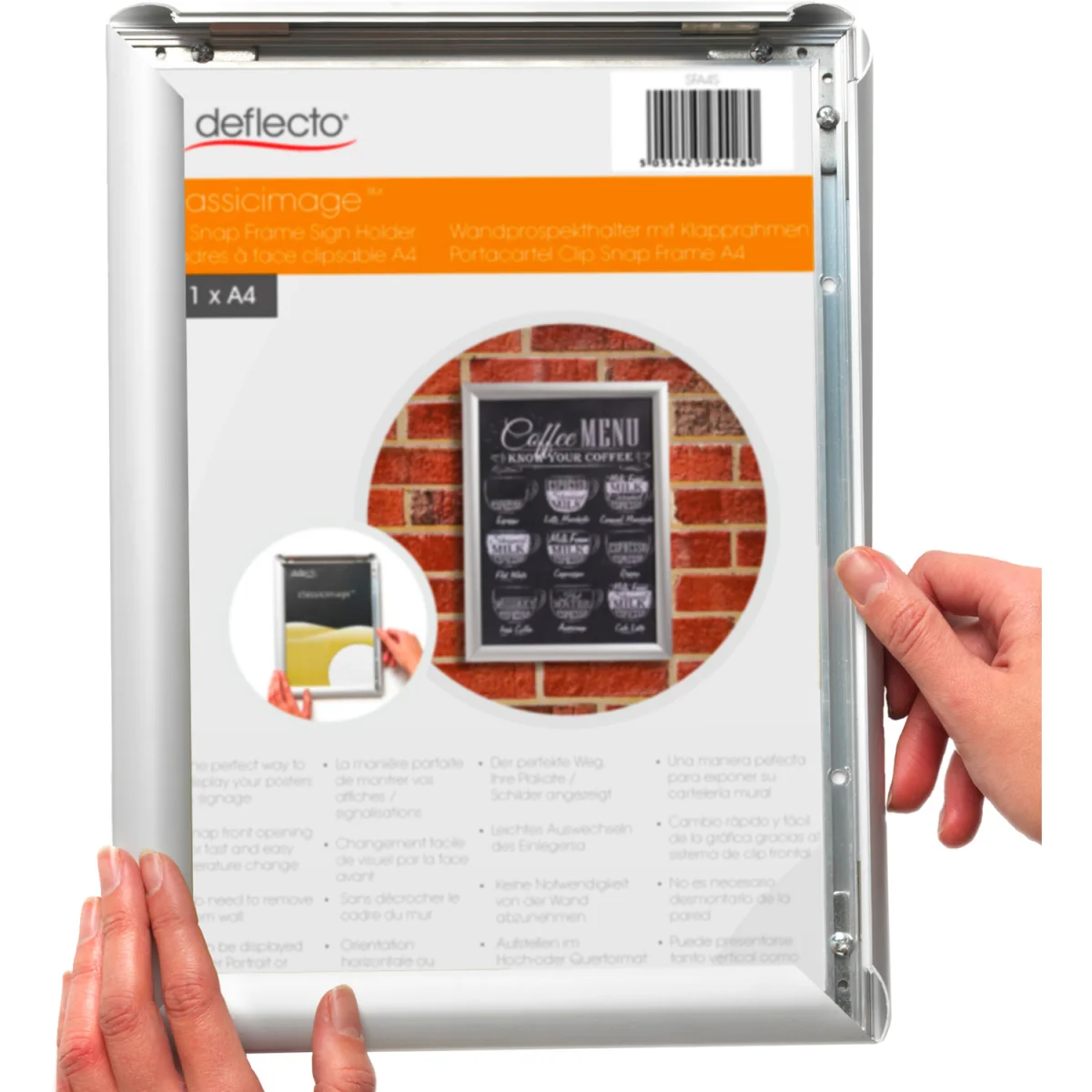 Water Resistant Snap Frame - Silver / A4 / 10 – image 4