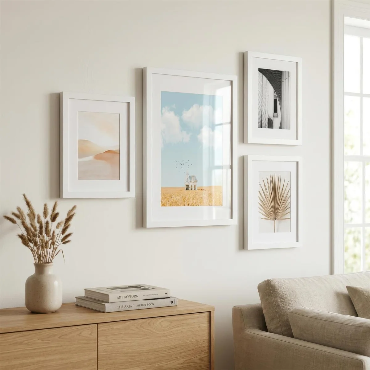 Photo Frames with A5 Mounts - A4 (8" x 12") - White - Pack of 3 - White – image 4
