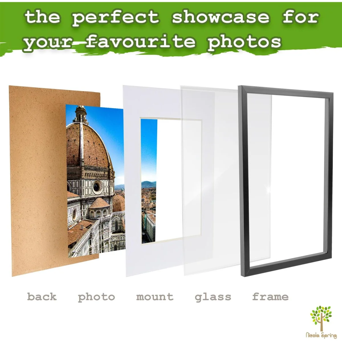 Photo Frames with A5 Mounts - A4 (8" x 12") - White - Pack of 3 - White – image 5
