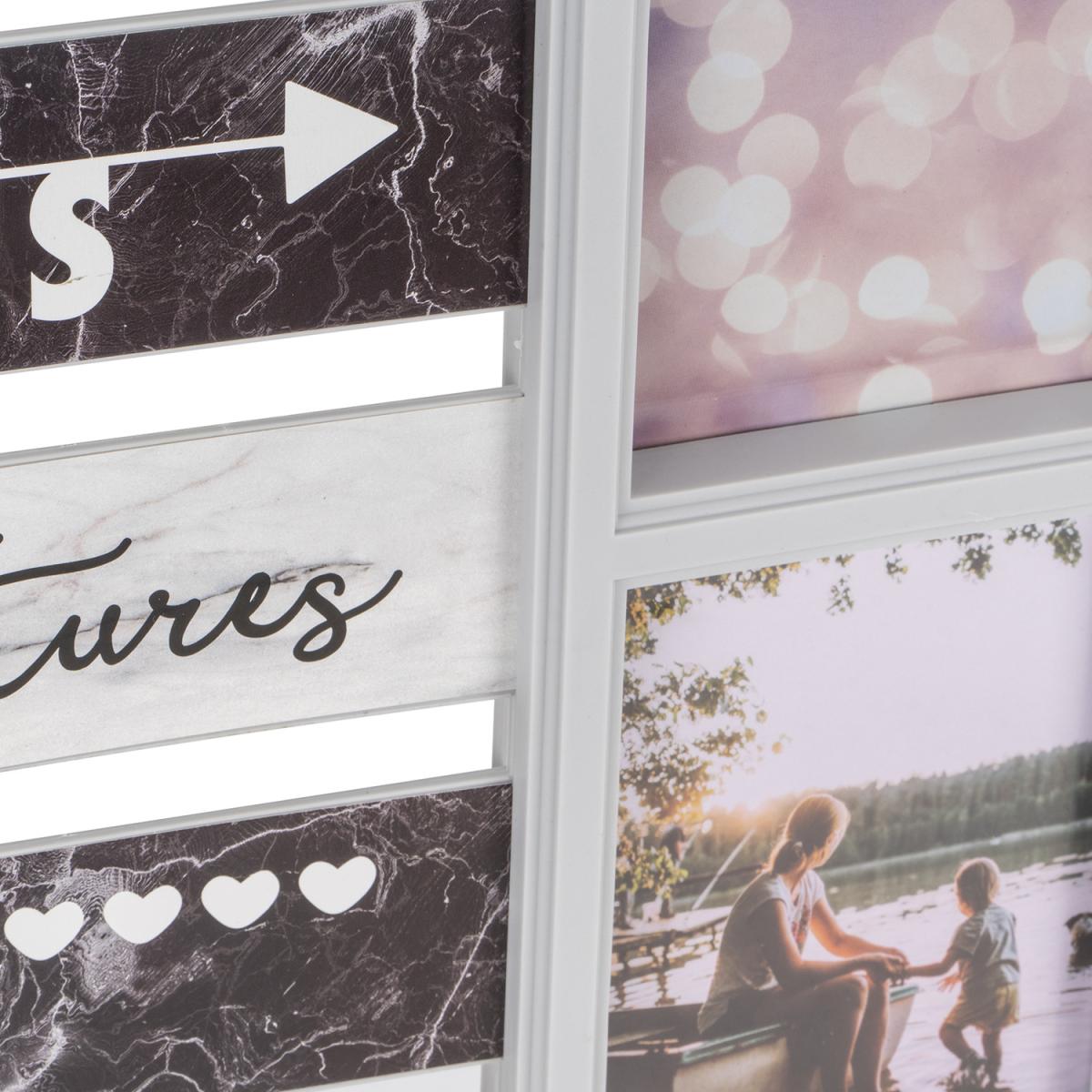 Life Mottos 10 Multi Aperture Frame - Grey – image 3