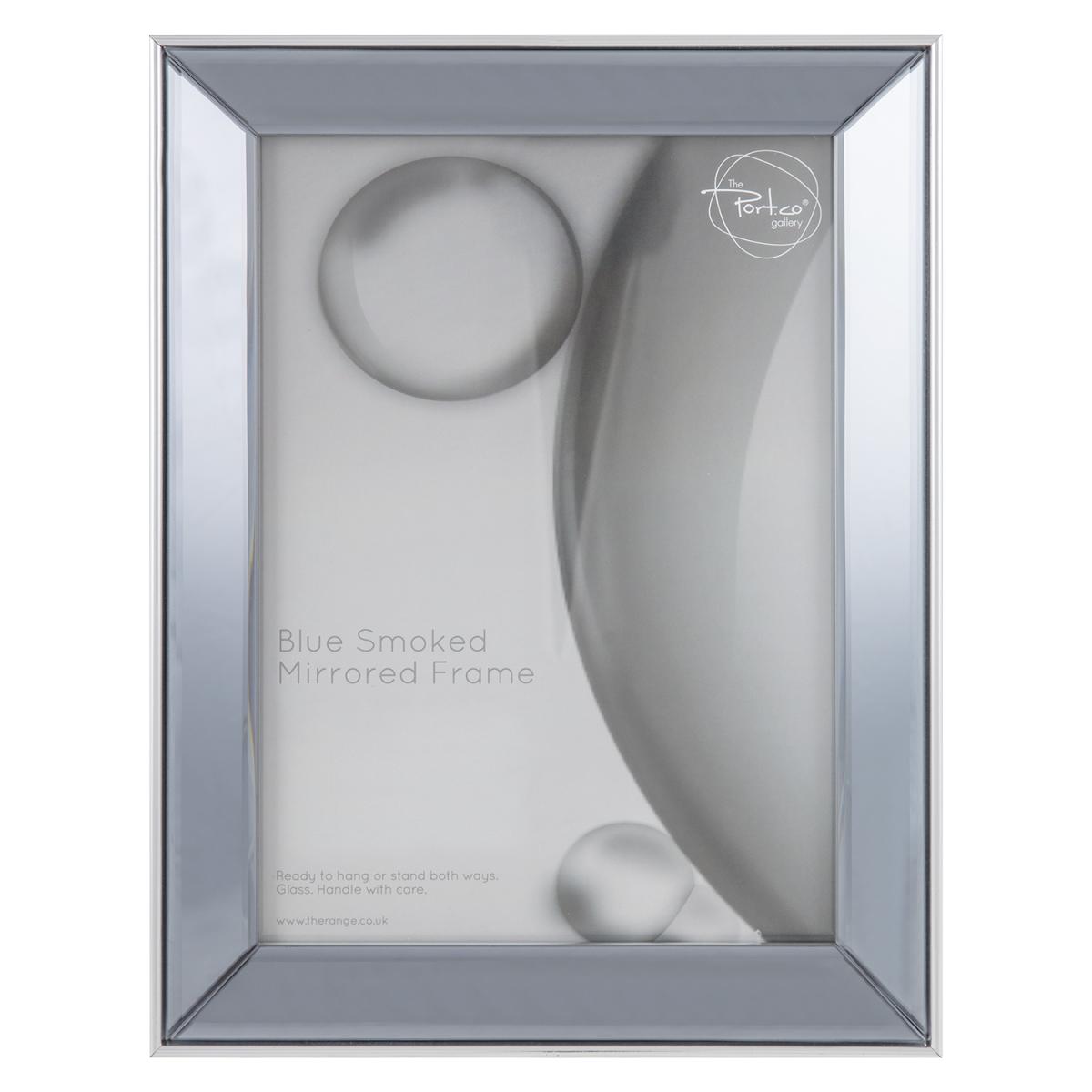 Blue Smoked Mirrored Frame - 10x8in – image 2