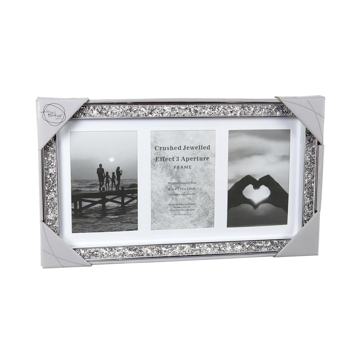 Crushed Jewelled Effect 3 Aperture Frame – image 2