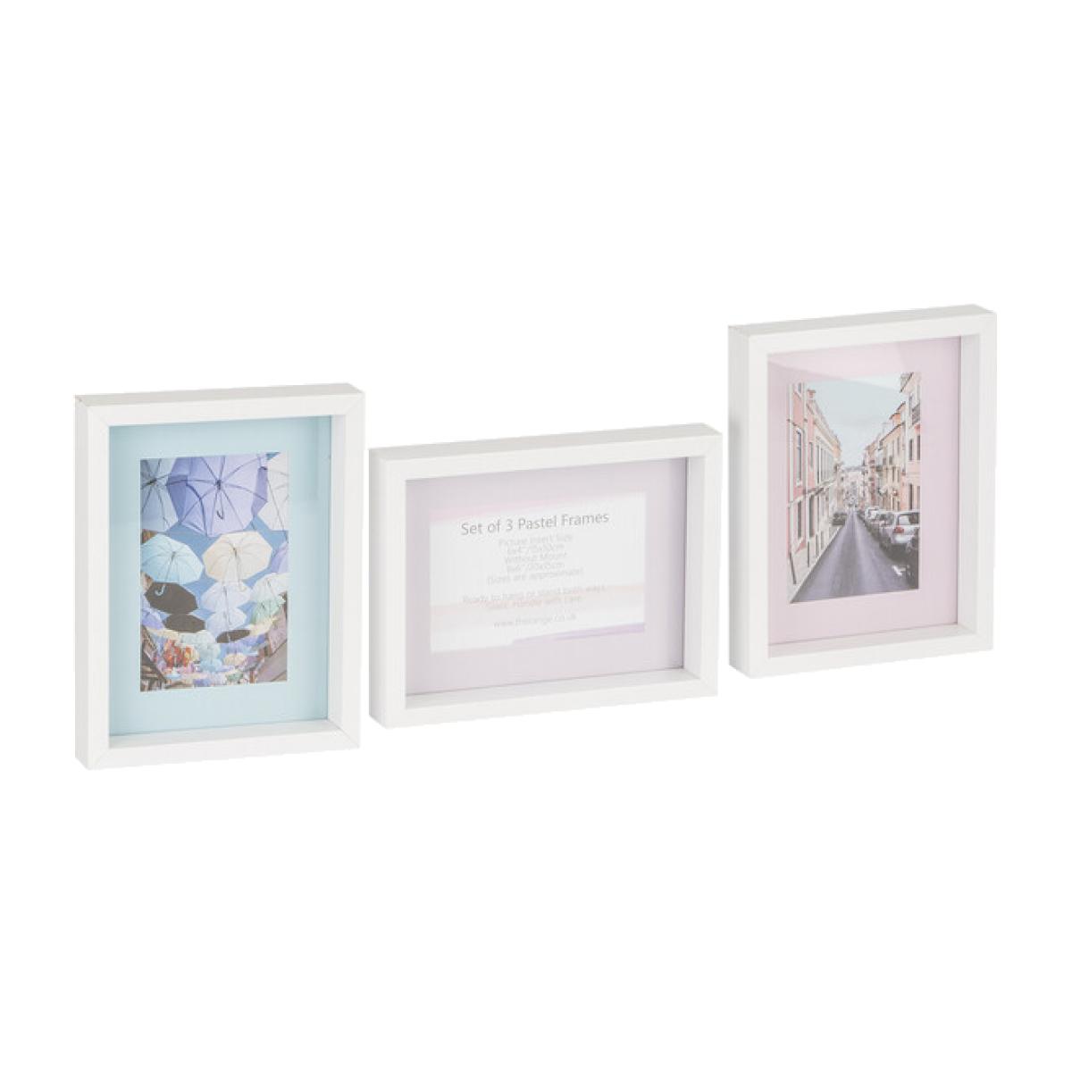 Set Of 3 Pastel Frames – image 1