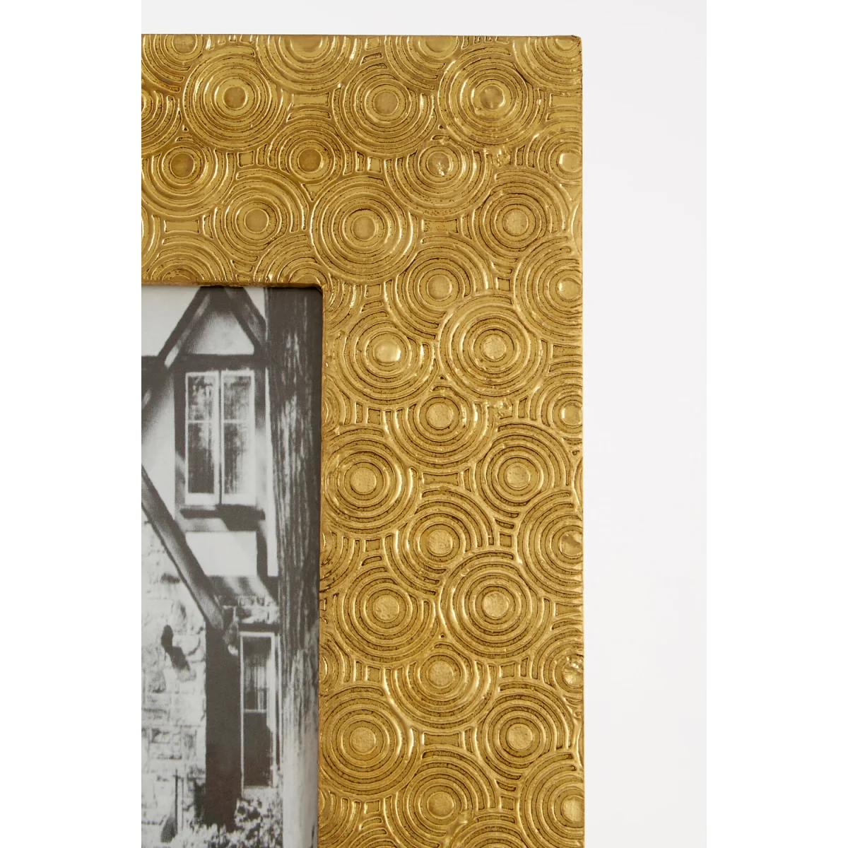 Bowerbird 5x7 Gold Disc Photo Frame - Gold – image 3