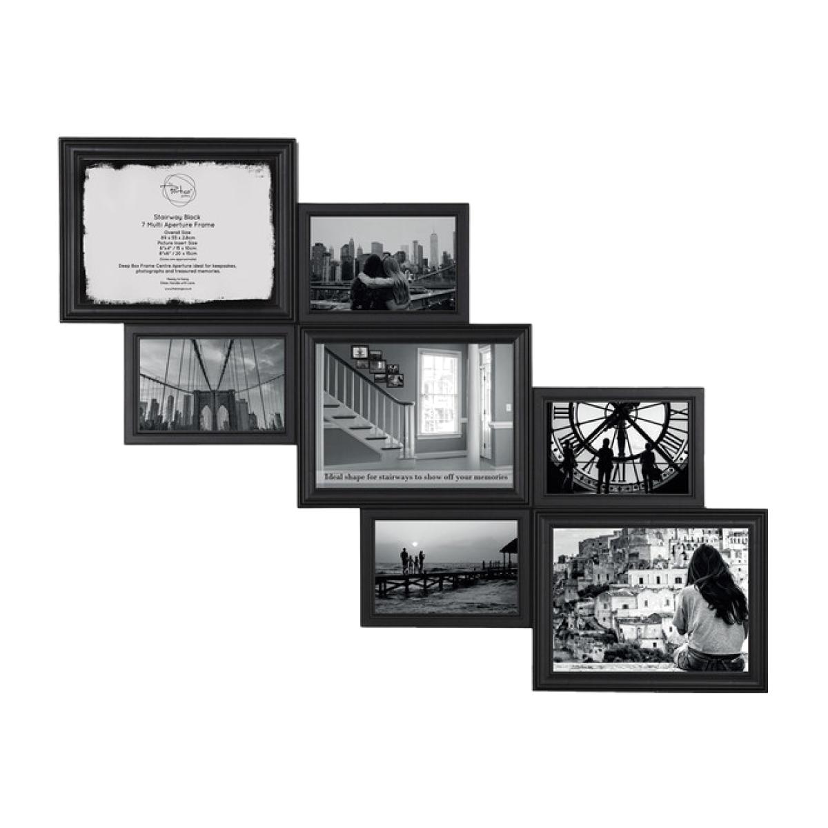 Stairway Black 7 Multi Aperture Frame – image 1