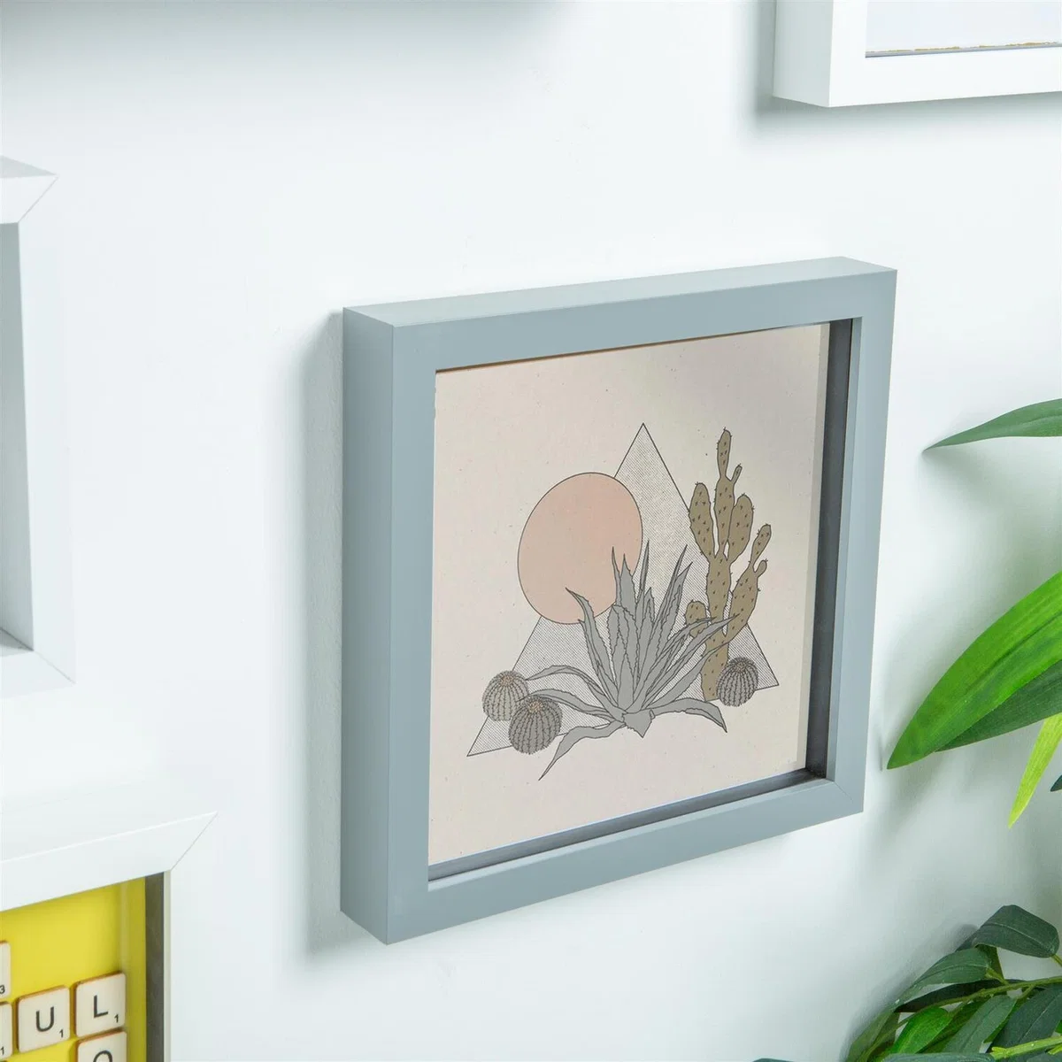 8x8" 3D Box Photo Frame - Grey / Plastic – image 6