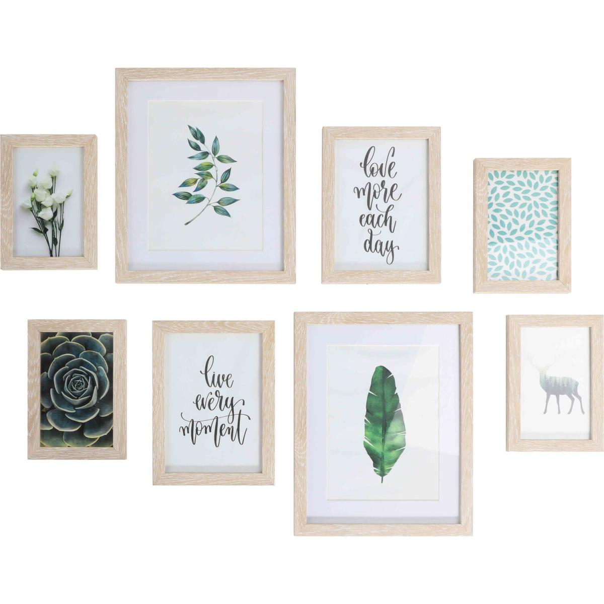 Set of 8 Botanical Wood Effect Frames – image 2