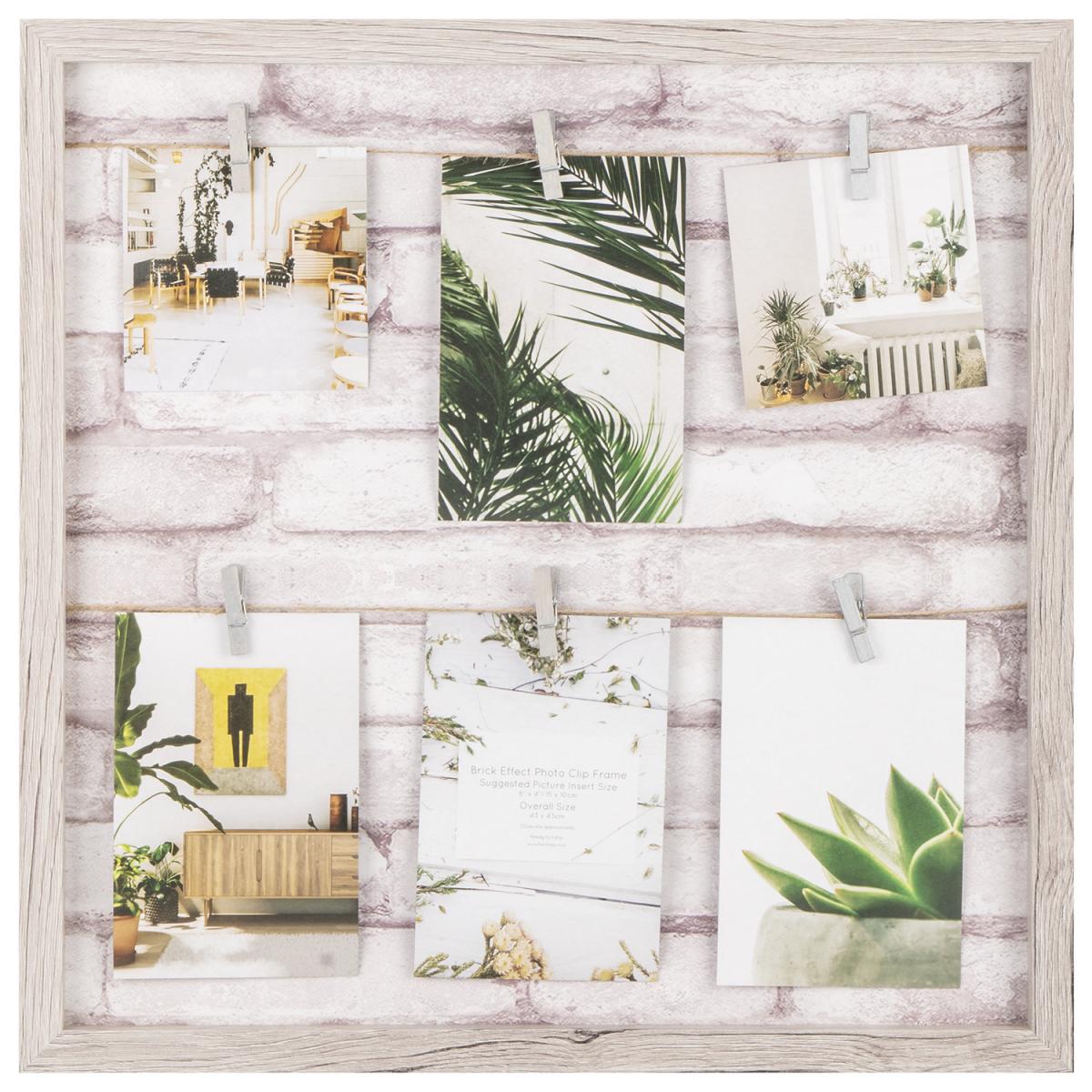 Brick Effect Photo Clip Frame – image 1