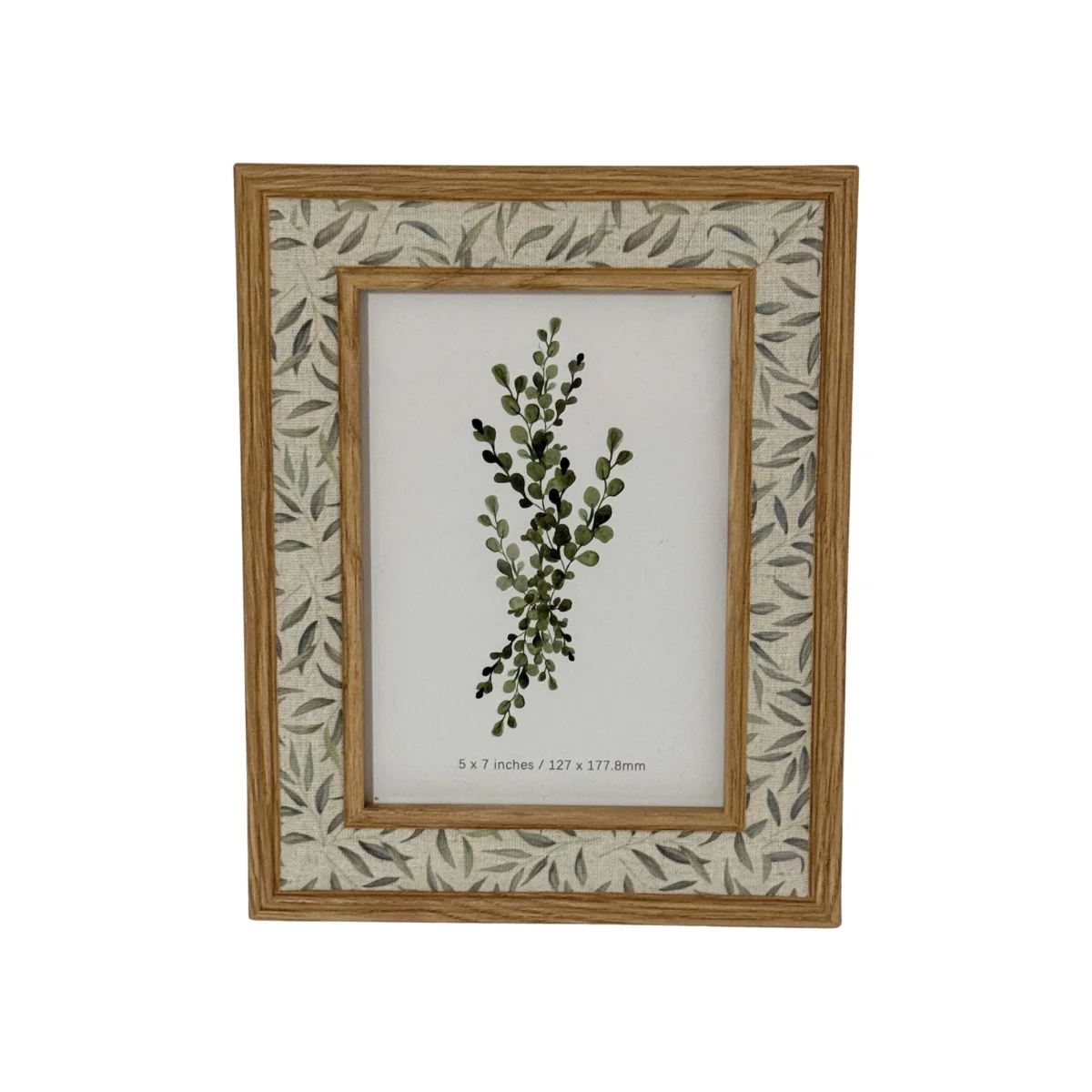 Tundra Photo Frame 5X7 Decorative Home Picture Frame - Dark Brown – image 1