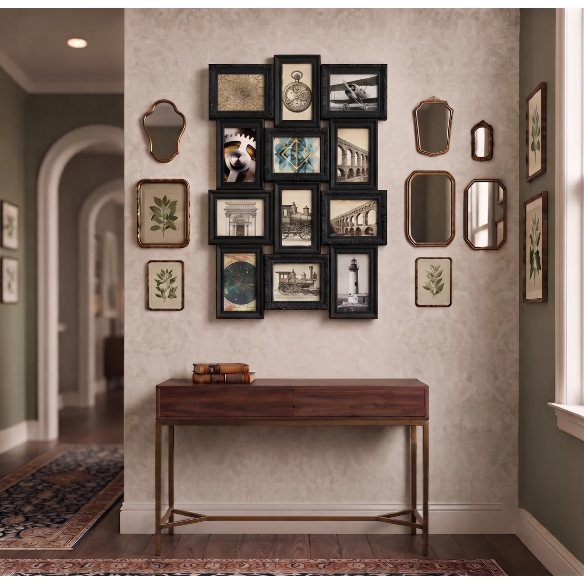 12 Multi-Aperture Ornate Photo Frame Grey 58x45Cm - Blacky – image 5