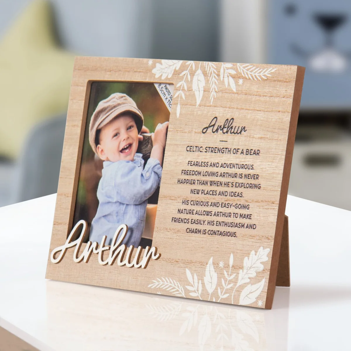 Arthur Pre-personalised Child's Picture Frame - Light Brown – image 8