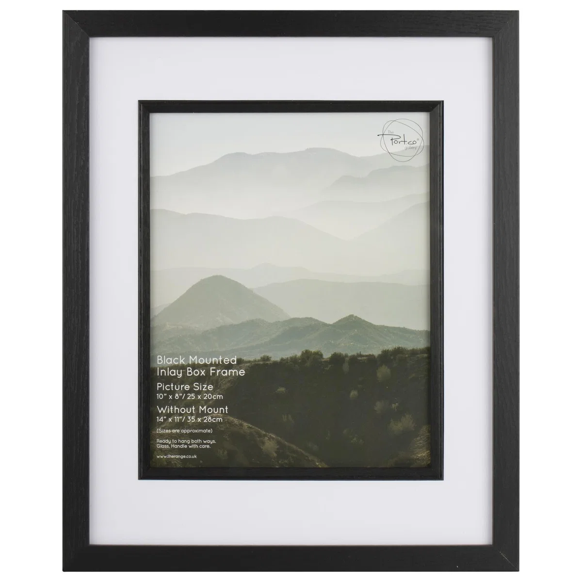 Black Mounted Inlay Box Frame - Black / 12x12in – image 11