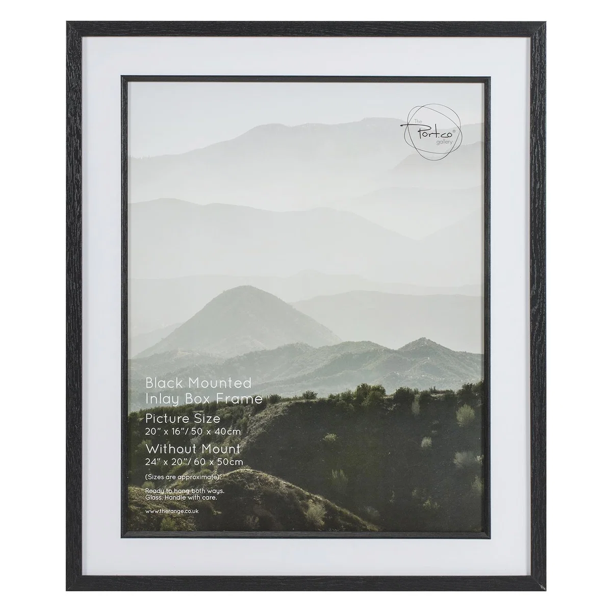 Black Mounted Inlay Box Frame - Black / 12x12in – image 3