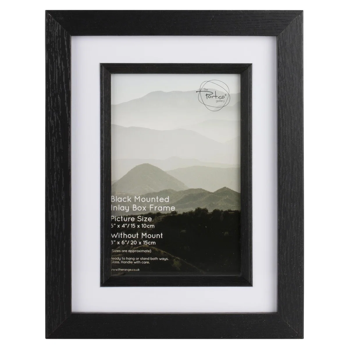 Black Mounted Inlay Box Frame - Black / 12x12in – image 8