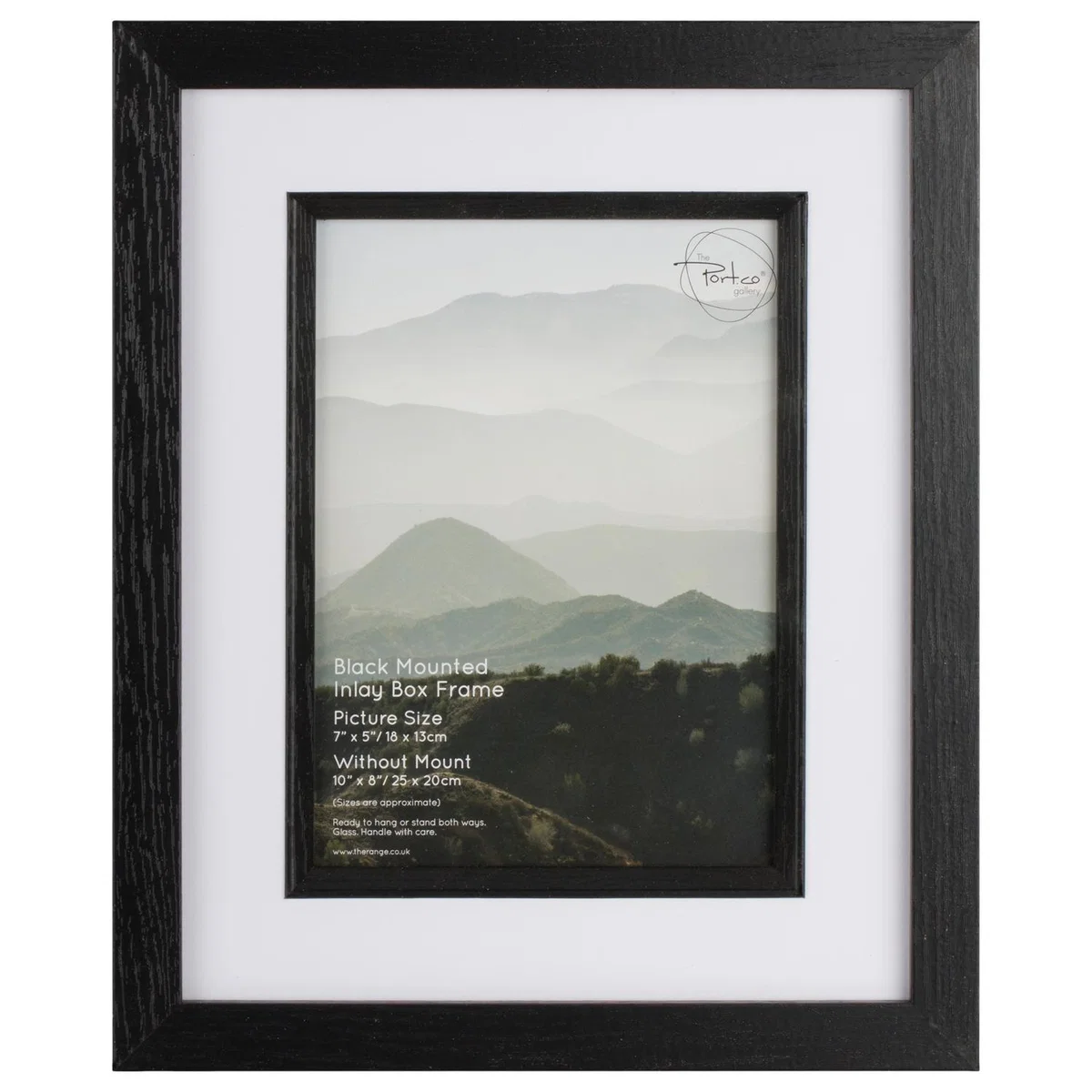 Black Mounted Inlay Box Frame - Black / 12x12in – image 9