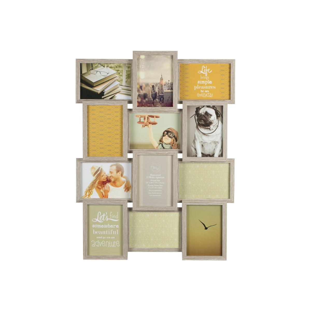 Harewood 12 Multi Aperture Frame - Brown