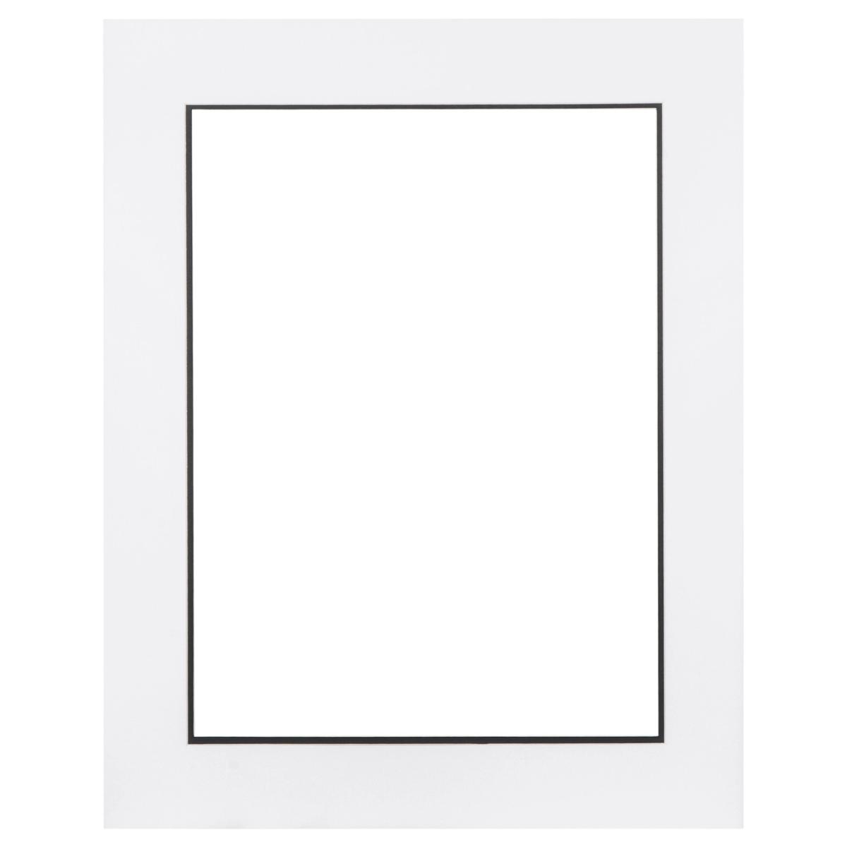 Black and White Double Picture Mount - White / 16x12in – image 7
