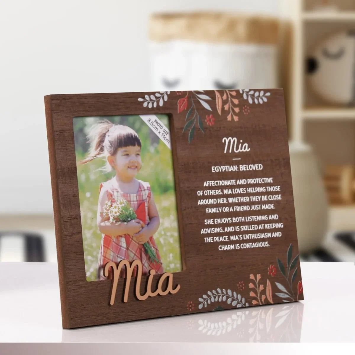 Evelyn Pre-personalised Child's Picture Frame - Light Brown – image 5