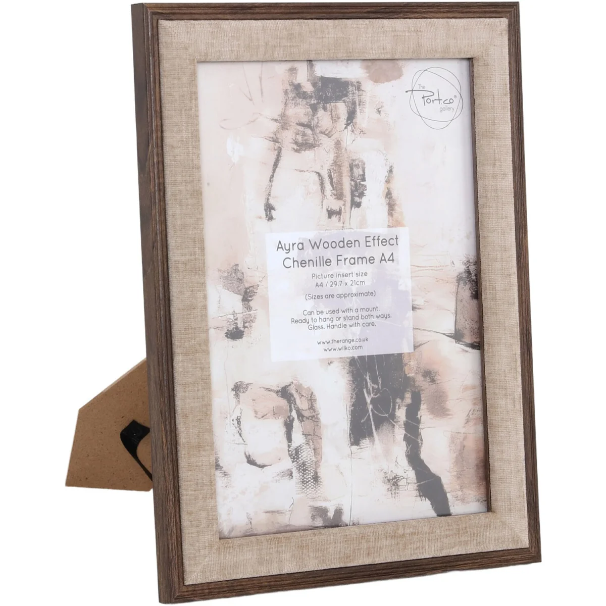 Ayra Wooden Effect Chenille Photo Frame - 11 x 14 inch – image 5