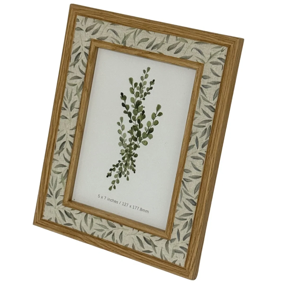 Tundra 5x7 Photo Frame Standing Display Portrait Landscape - Brown – image 2