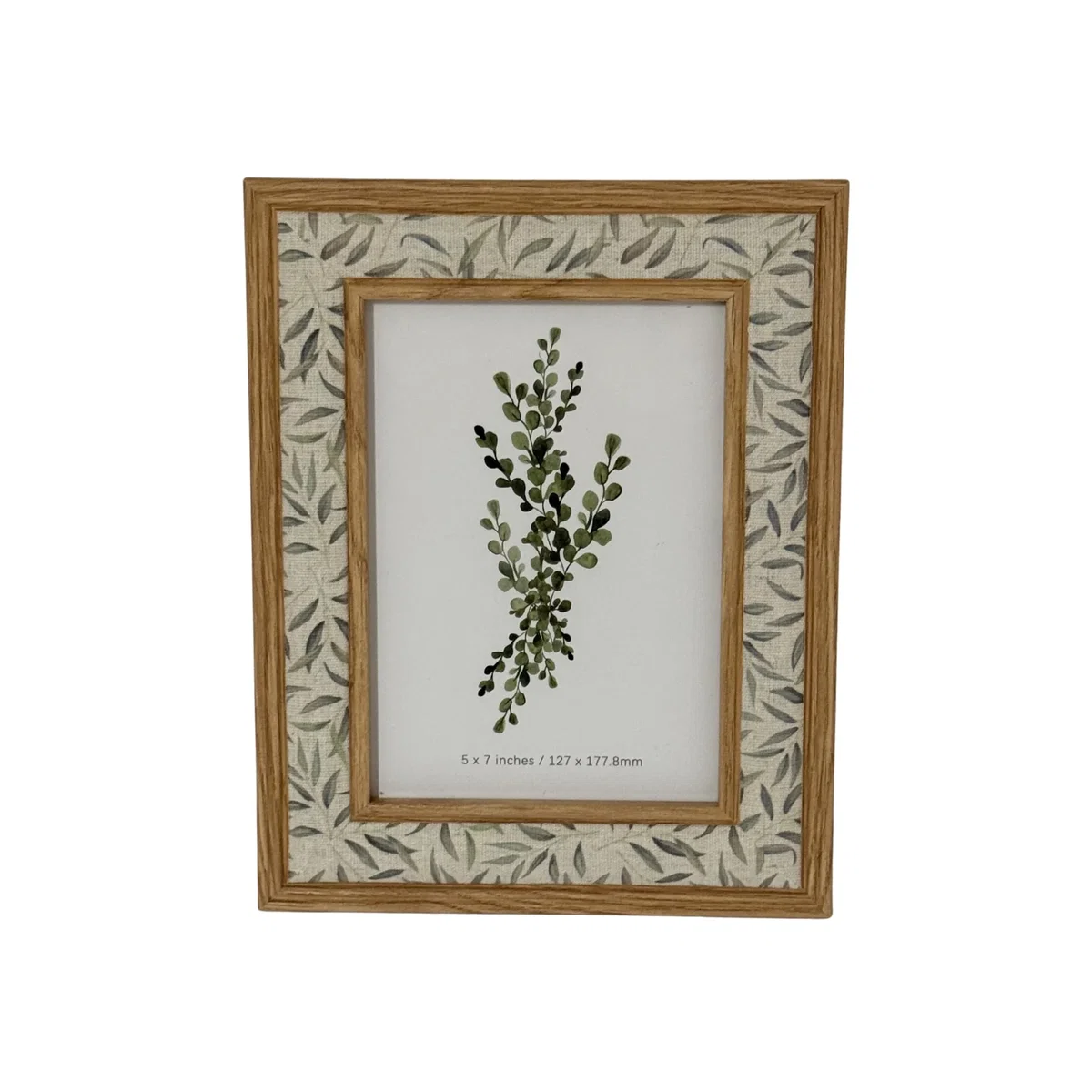 Tundra 5x7 Photo Frame Standing Display Portrait Landscape - Brown – image 1