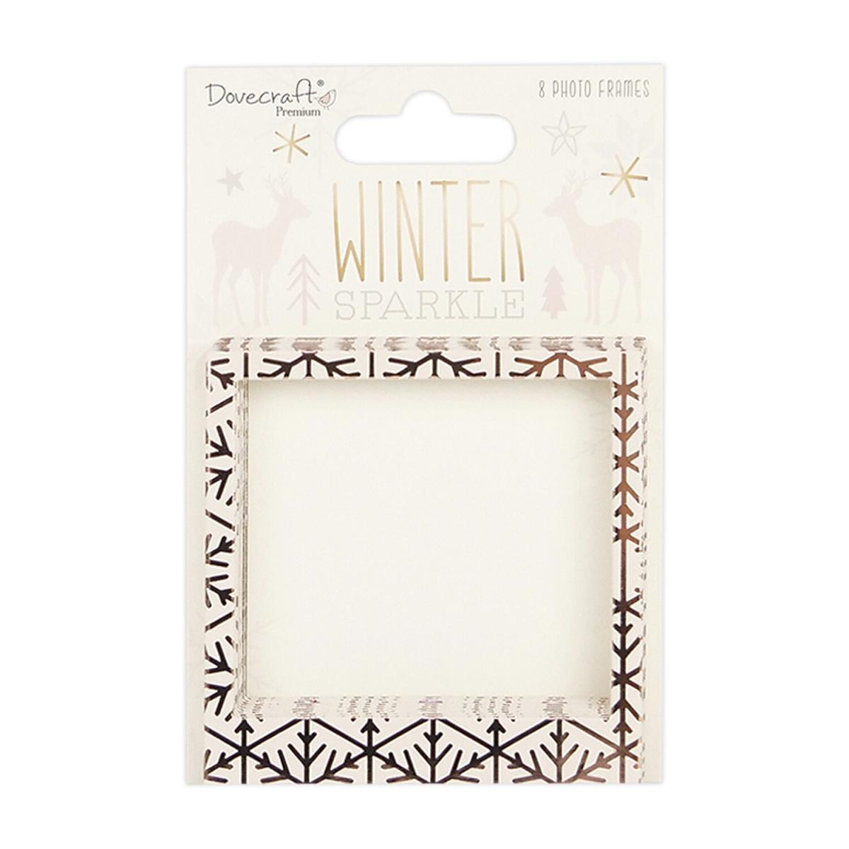 Pack of 8 Winter Sparkle Photo Frames – image 2