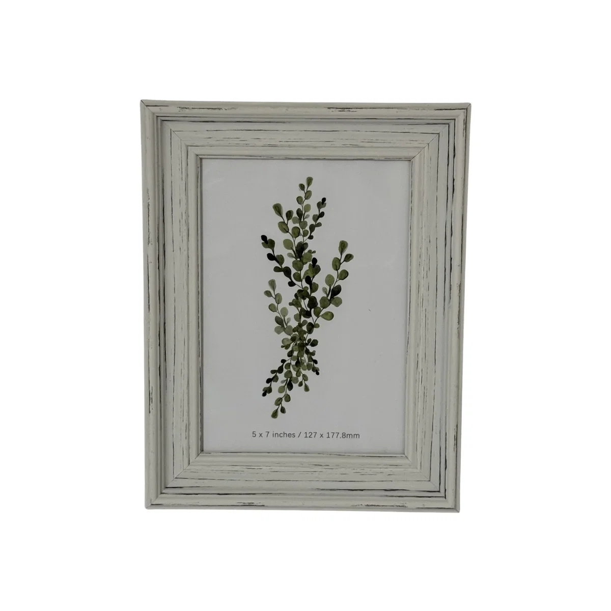 Alba 5x7 Photo Frame with Timeless Finish - White – image 1