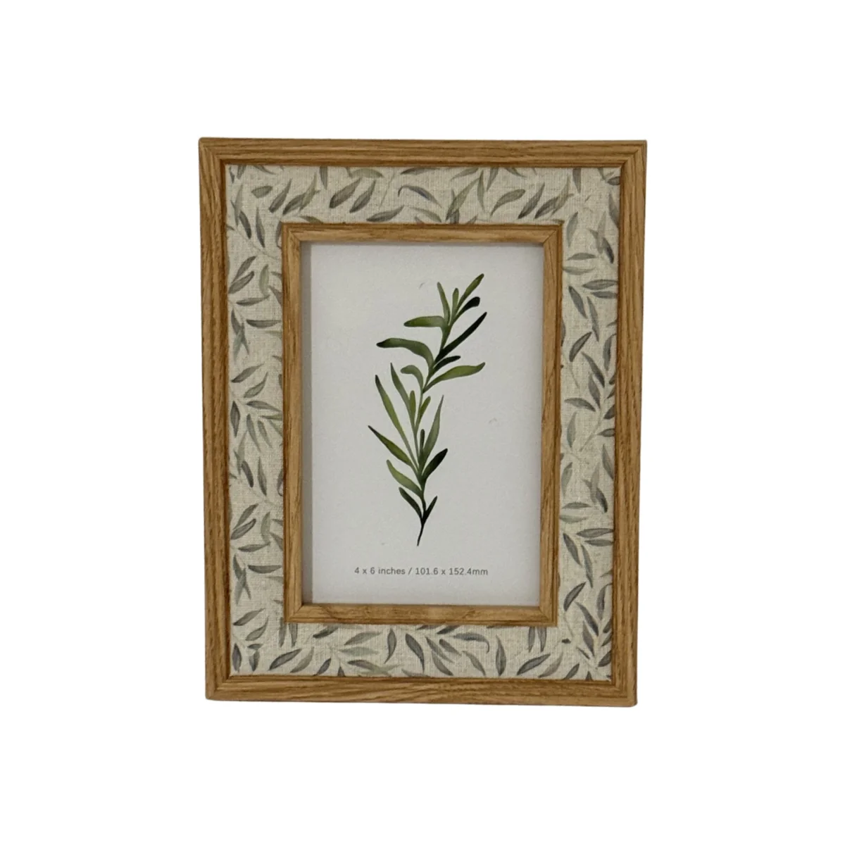Tundra 4x6 Weathered Timber Photo Frame with Stand - Brown – image 1