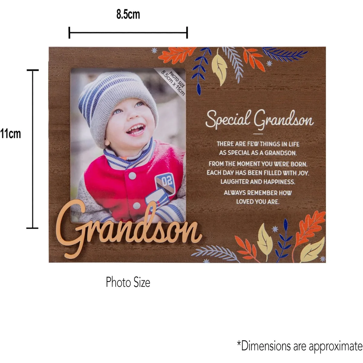 Emma Pre-personalised Child's Picture Frame - Light Brown – image 8