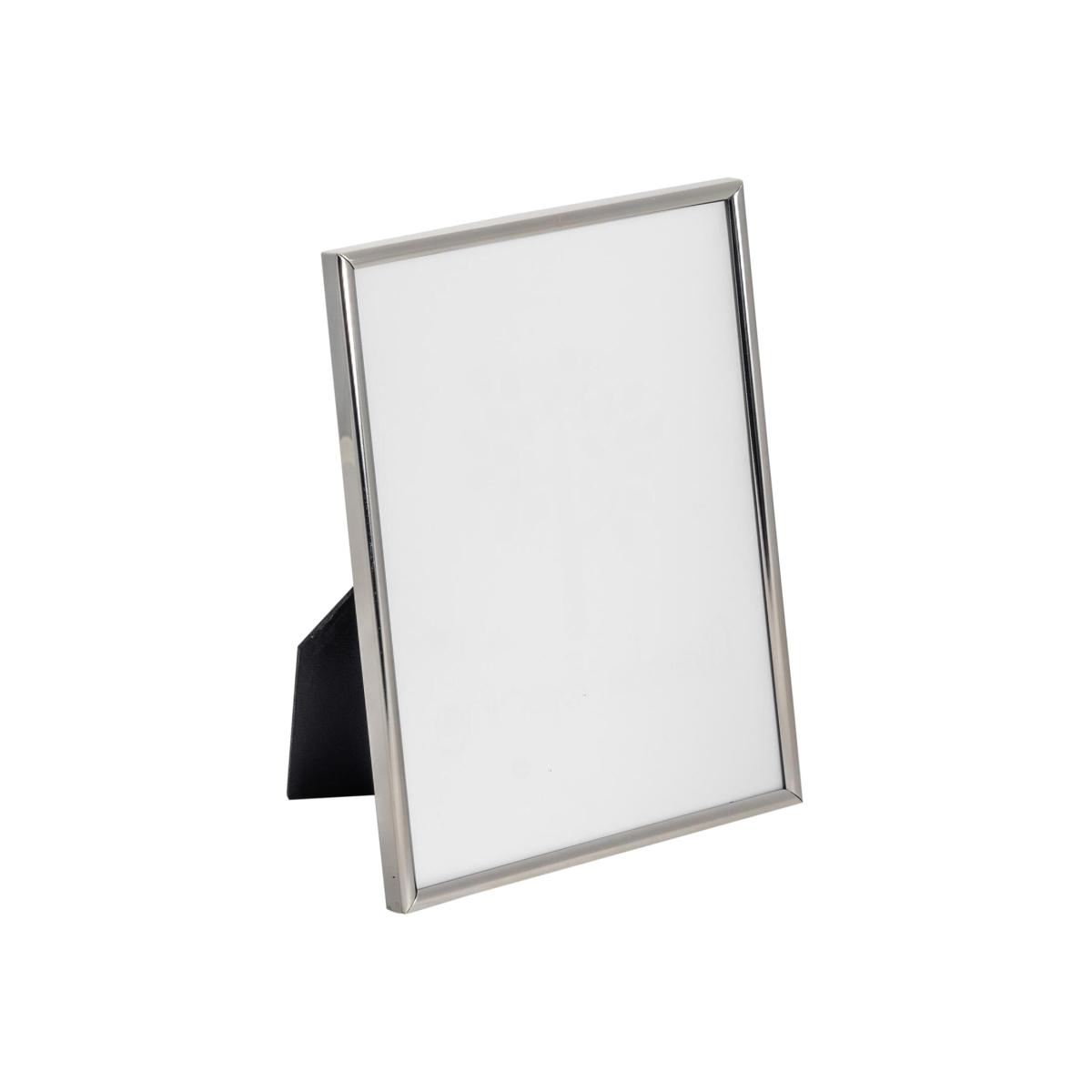 6x8" Metal Photo Frame Silver - Silver – image 1