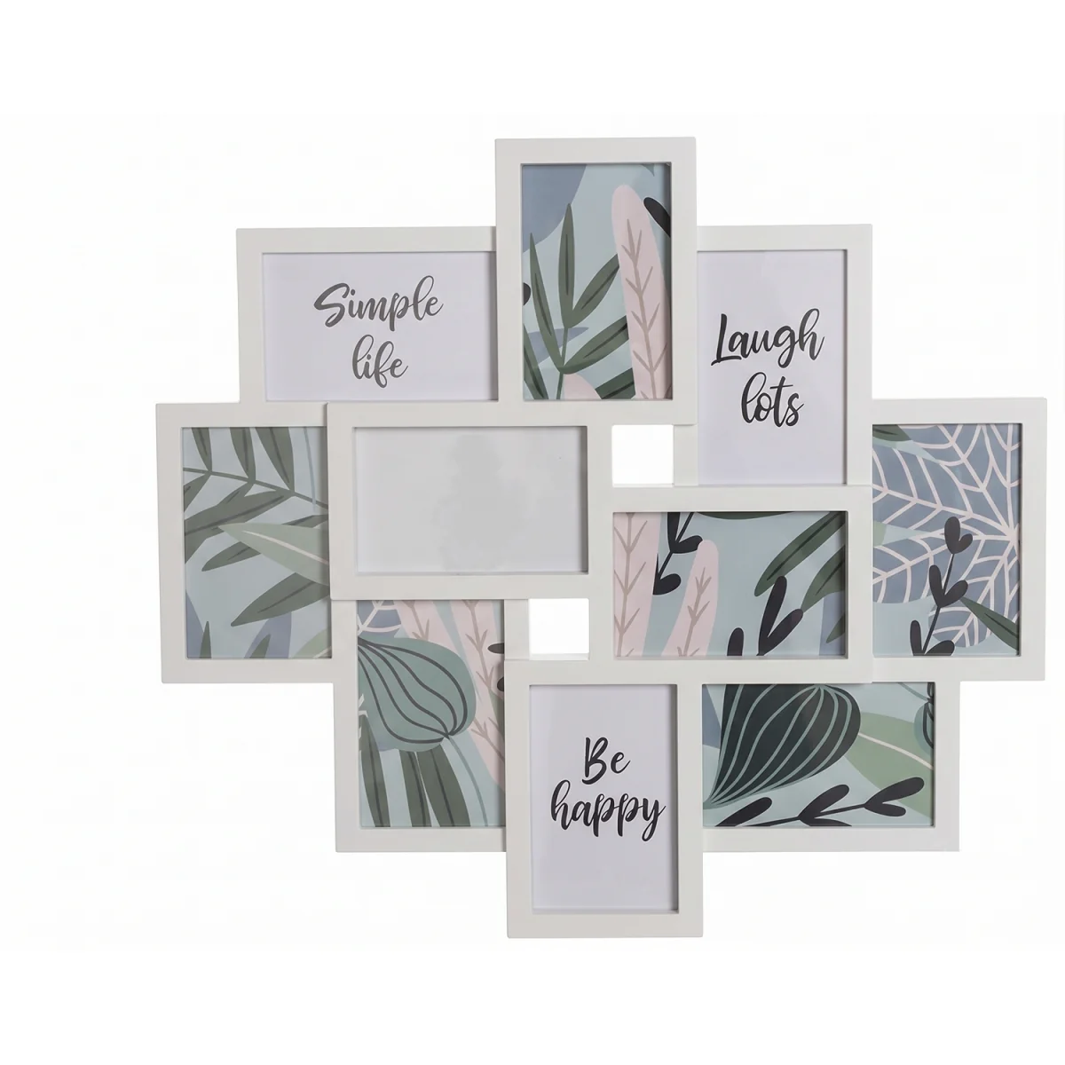 10 Multi Aperture Wall Collage Photo Frame 55.3x49.5x2.5Cm - Blacky – image 5