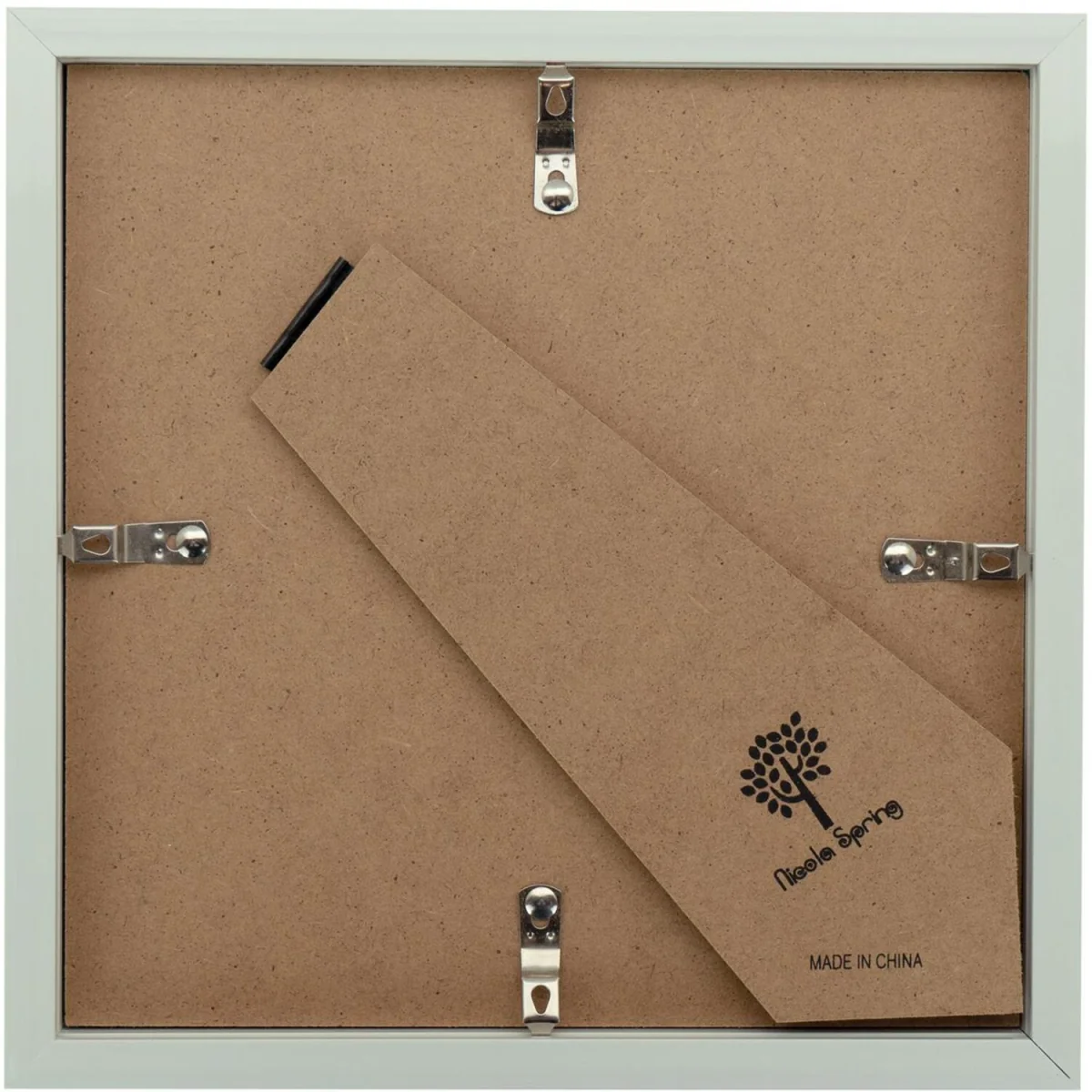 3D Box Photo Frames - 8 x 8" with 4 x 4" Mount - White/White - Pack of 5 - White – image 7