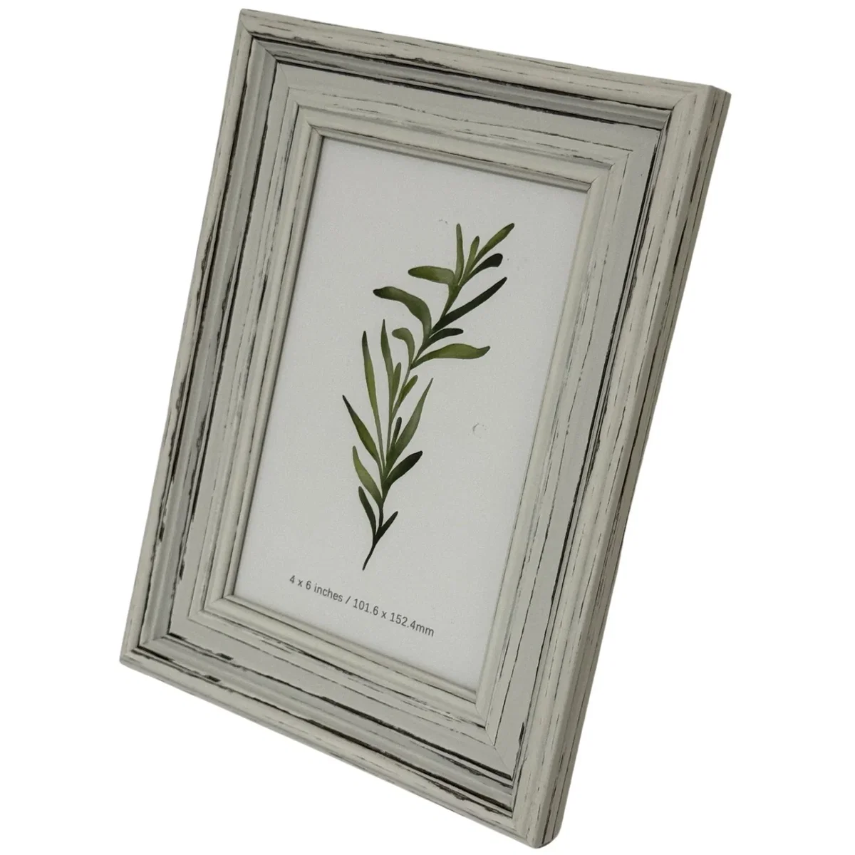 Alba 4x6 Photo Frame Warm Cream Soft White Finish - White – image 2