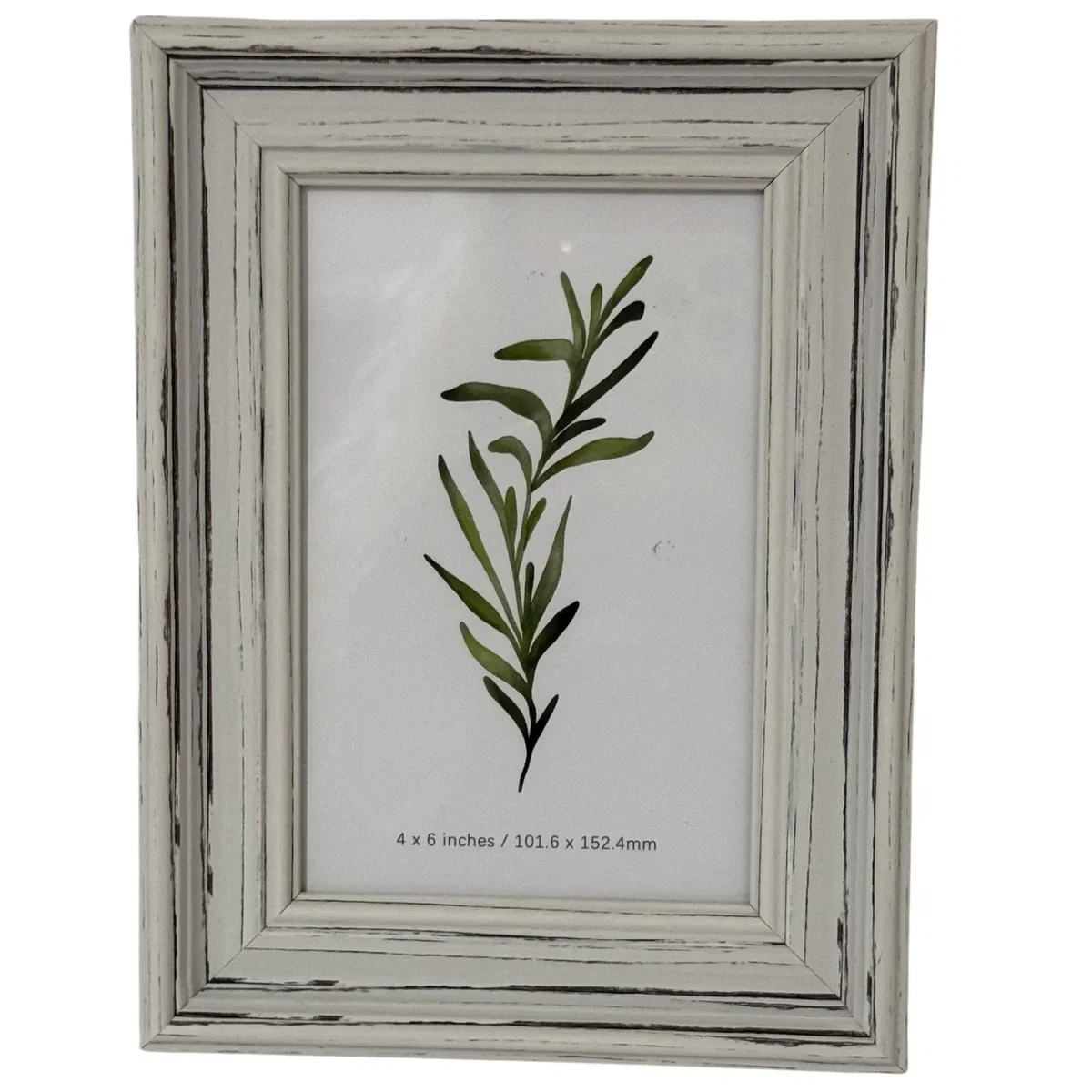 Alba 4x6 Photo Frame Warm Cream Soft White Finish - White – image 5