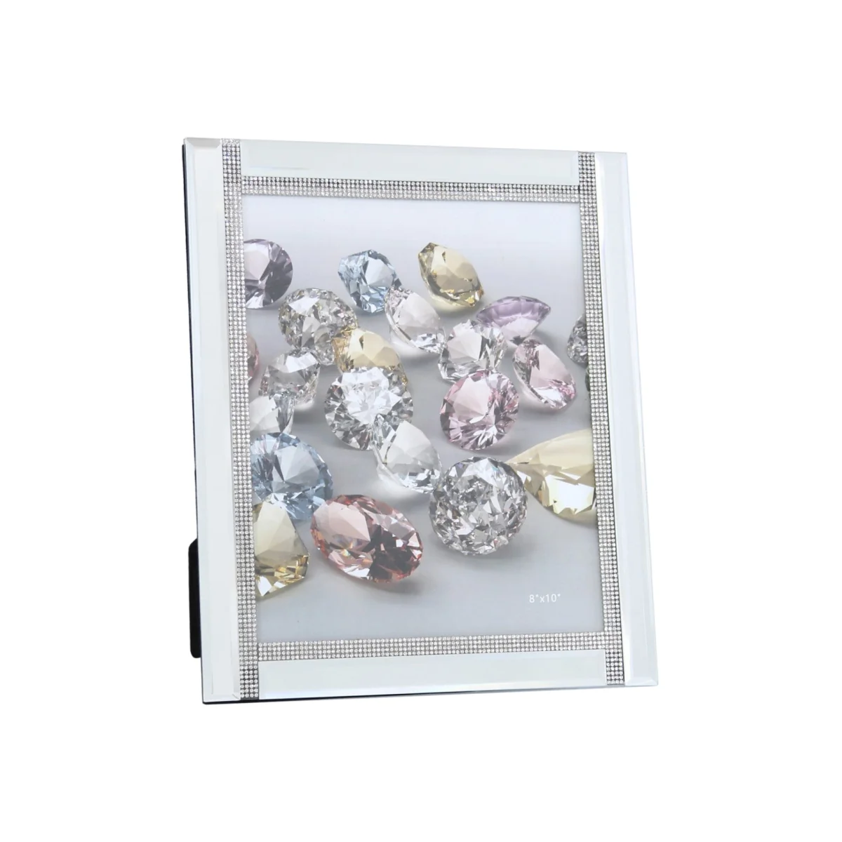 Deco Home Valetta Glitz And Mirror Photo Frame (8in X 10in)