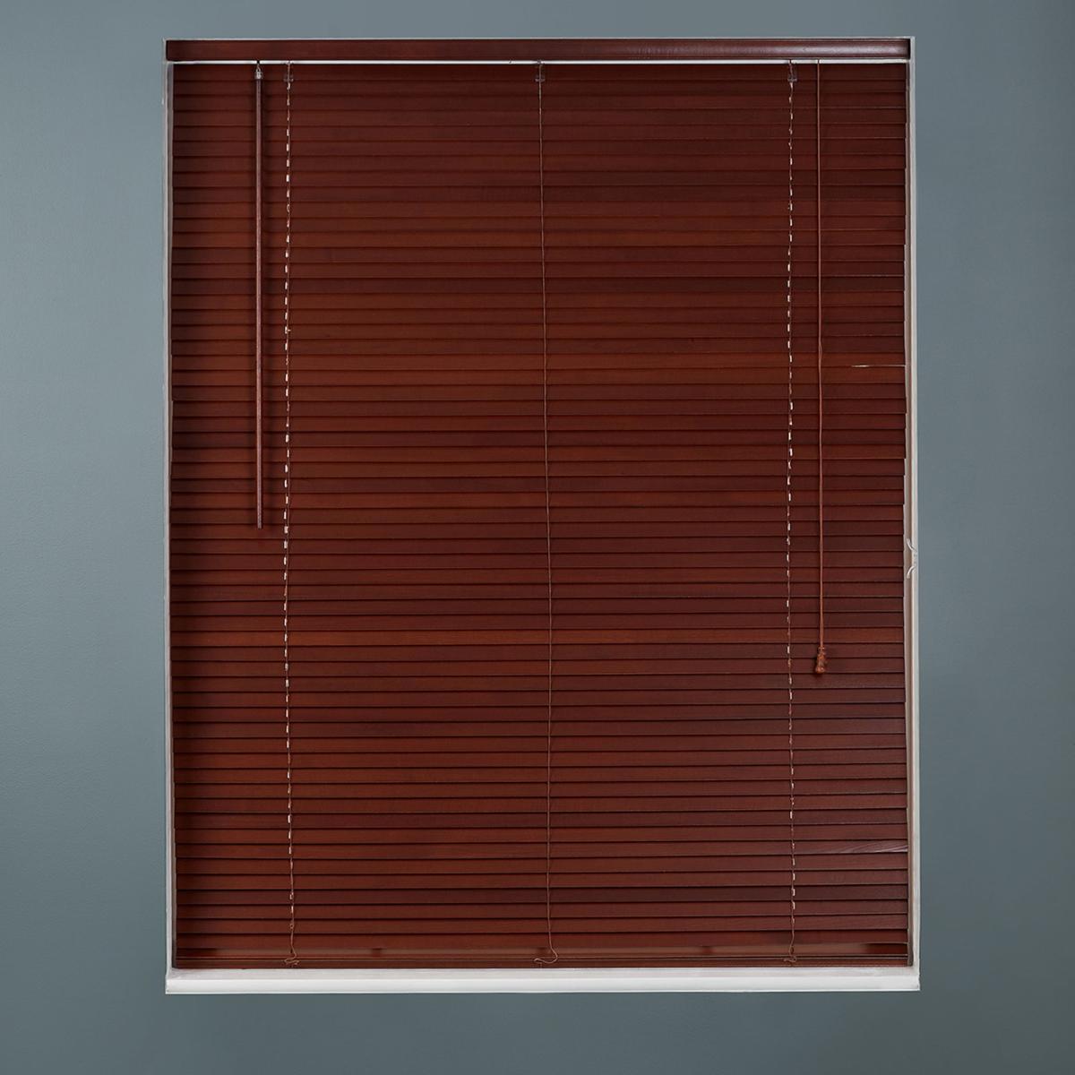 Dark Wood Venetian Blind 27mm Slats Acacia (Brown) – image 4