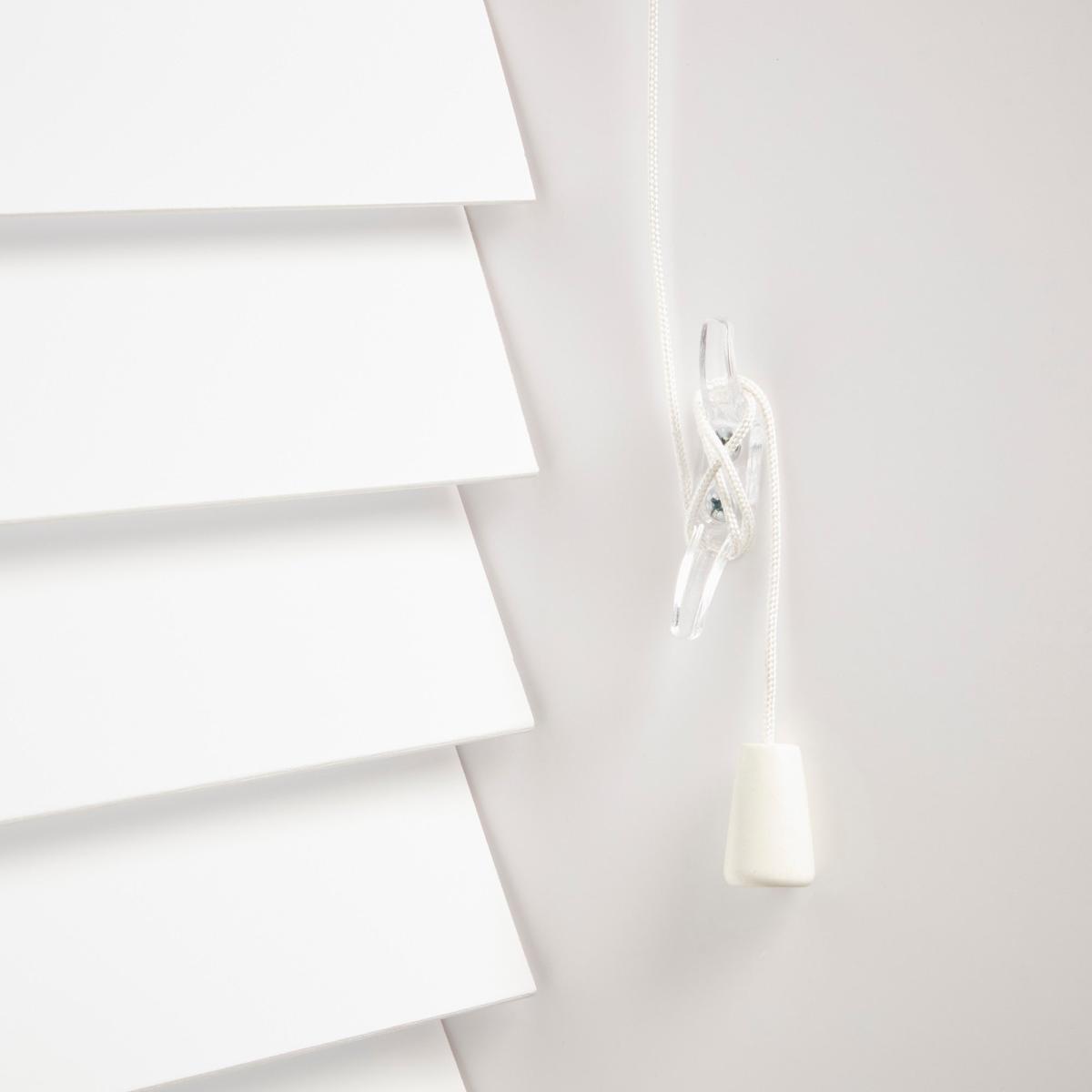 Swish 63mm White Hardwood Venetian Blind White – image 2