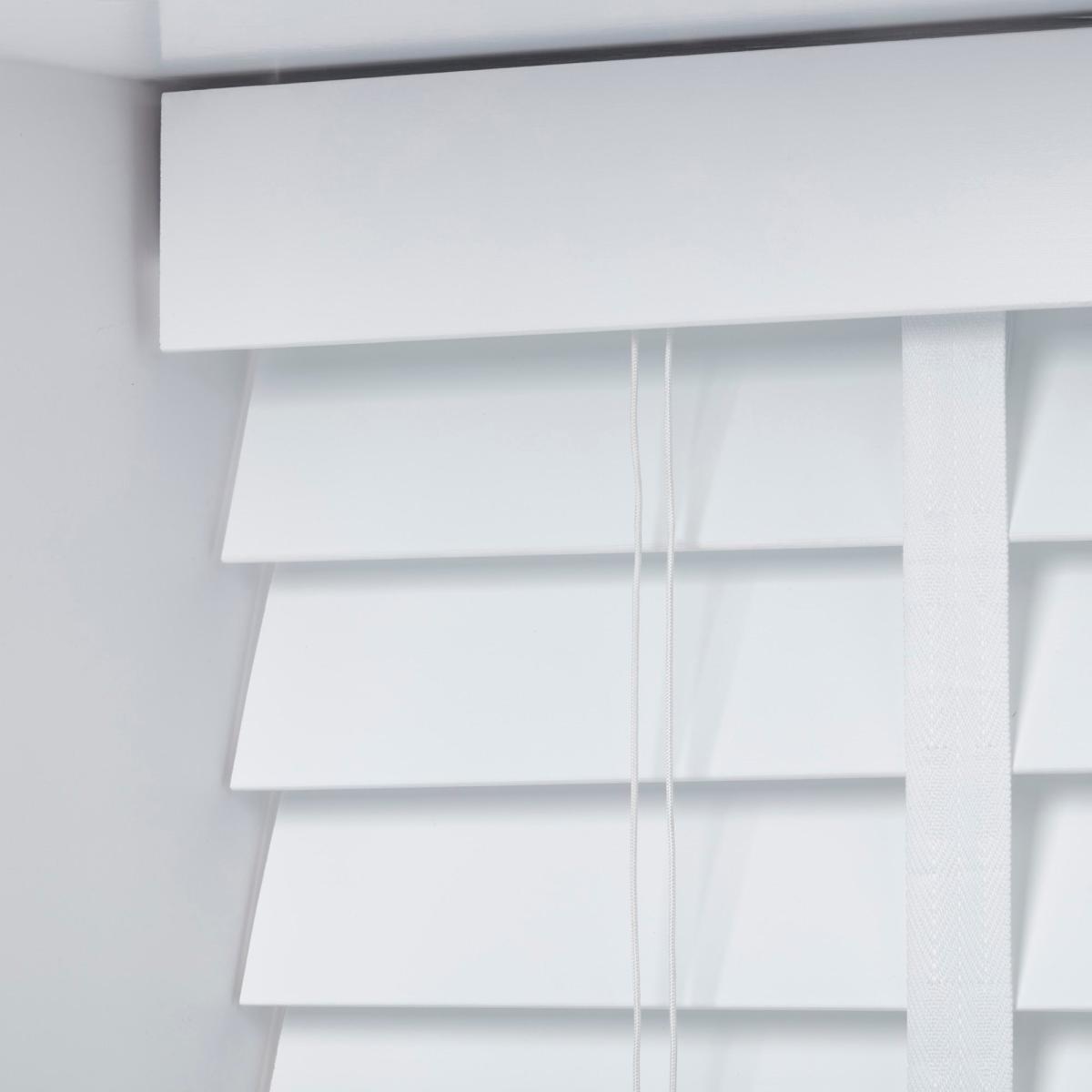 Swish 63mm White Hardwood Venetian Blind White – image 4
