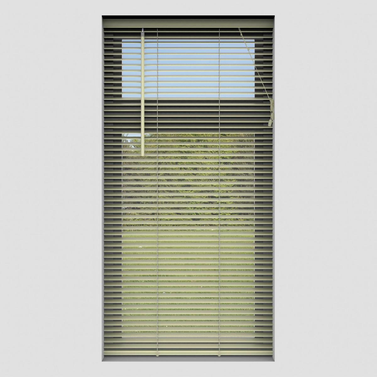 Hardwood Cream 25mm Slats Venetian Blind Cream – image 2