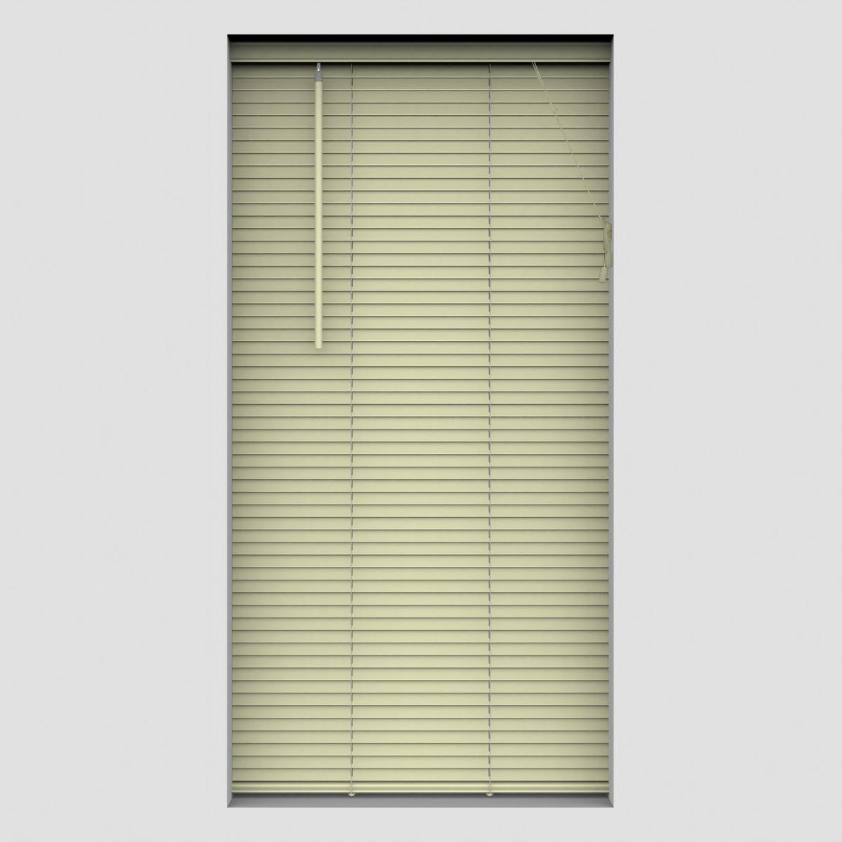 Hardwood Cream 25mm Slats Venetian Blind Cream – image 1