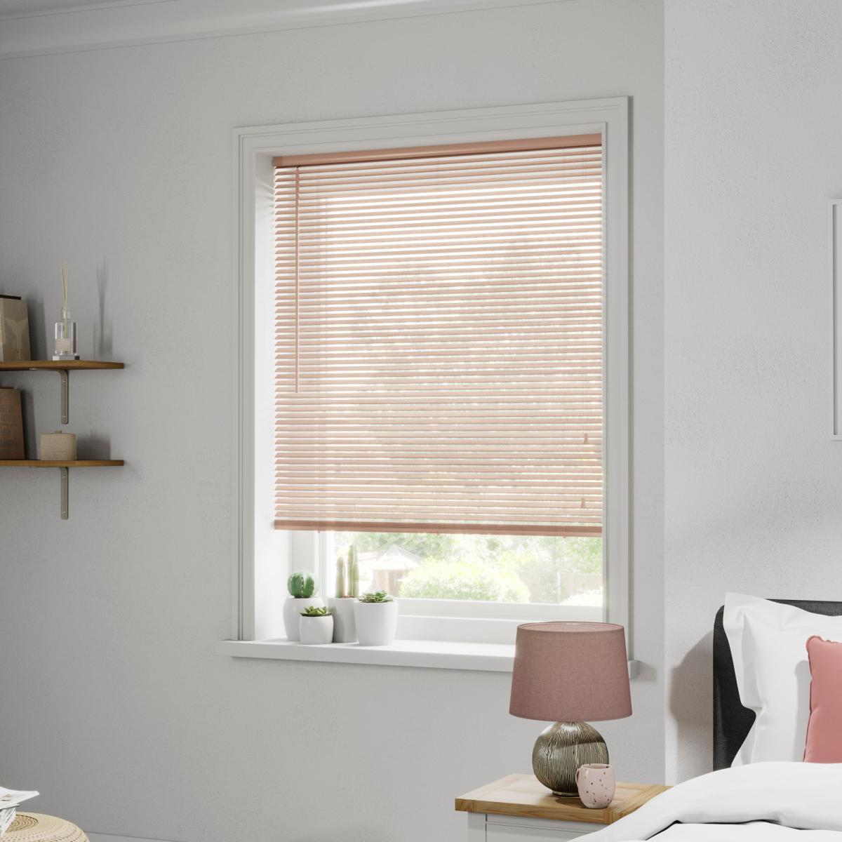 Natural Wooden Venetian Blind 27mm Slats Natural – image 2