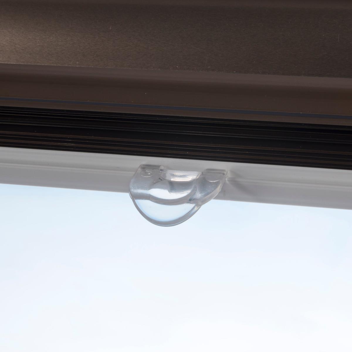Swish Brushed Bronze Cordless Aluminium Venetian Blind 25mm Slats Brown – image 3