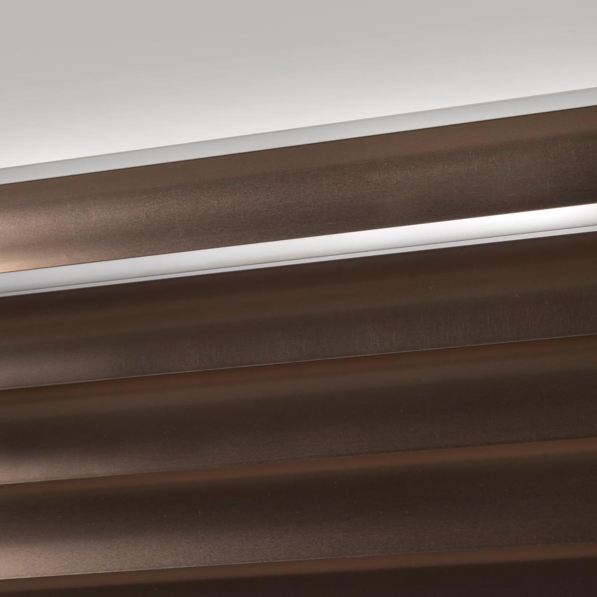 Swish Brushed Bronze Cordless Aluminium Venetian Blind 25mm Slats Brown – image 4